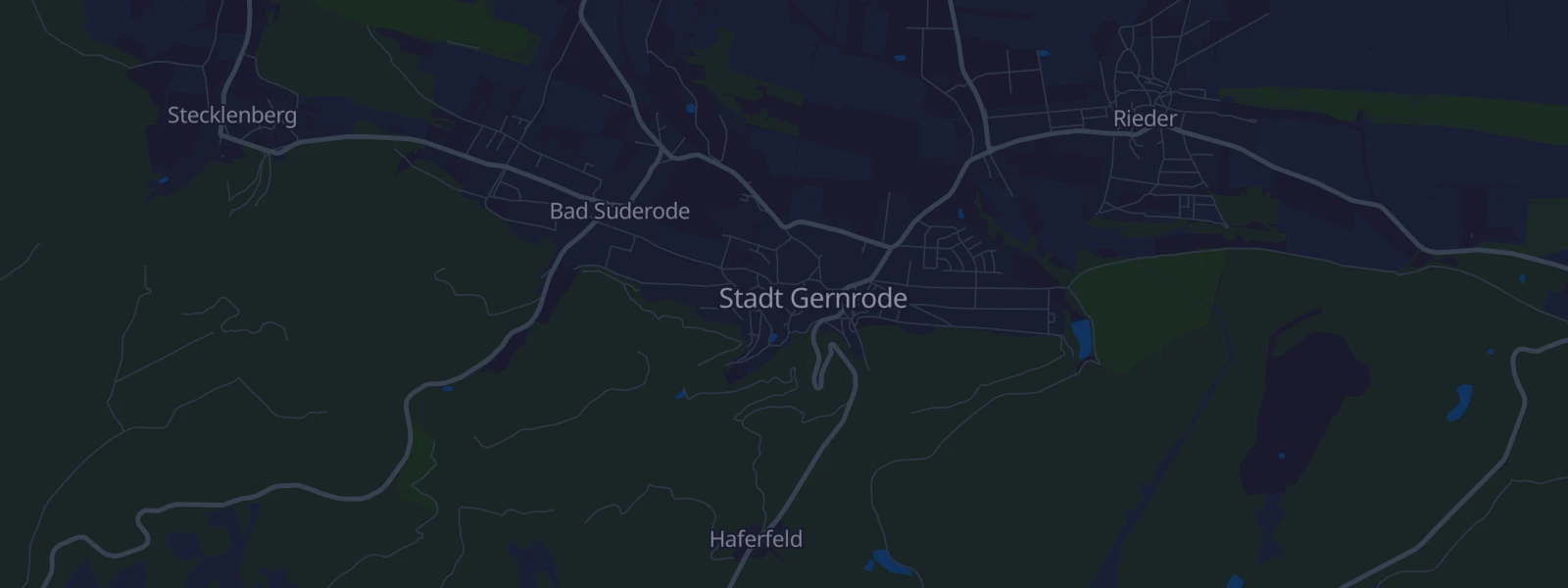Karte von Quedlinburg OT Gernrode