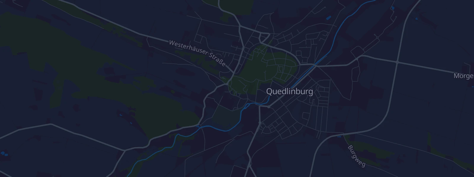 Karte von Quedlinburg