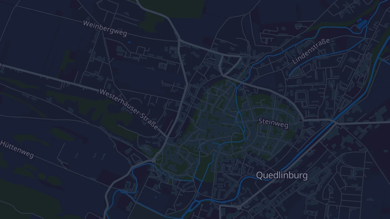 Karte von Quedlinburg