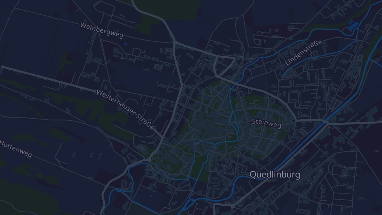 Karte von Quedlinburg