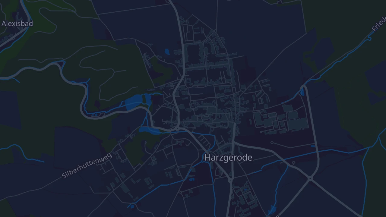 Karte von Harzgerode