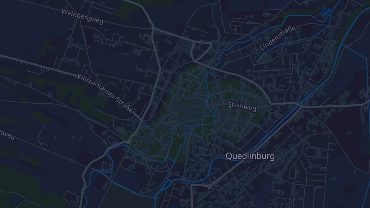 Karte von Quedlinburg