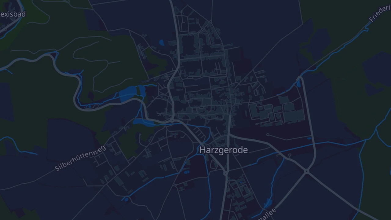 Karte von Harzgerode
