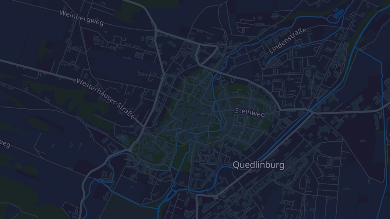 Karte von Quedlinburg