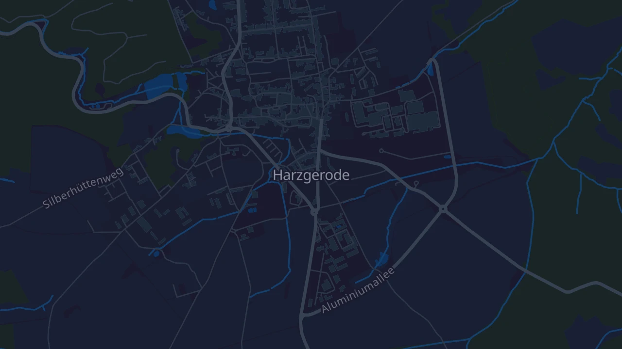 Karte von Harzgerode