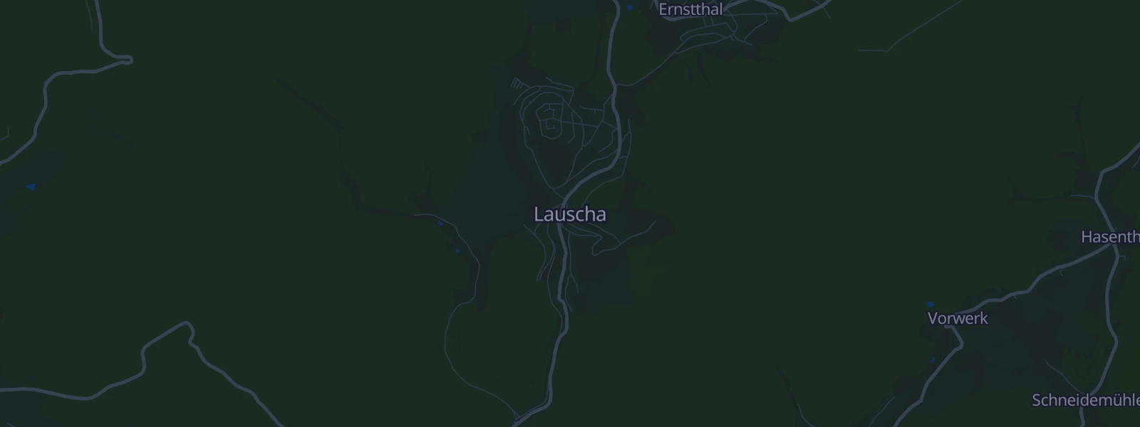 Karte von Lauscha