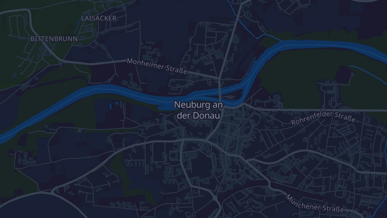 Karte von Neuburg an der Donau