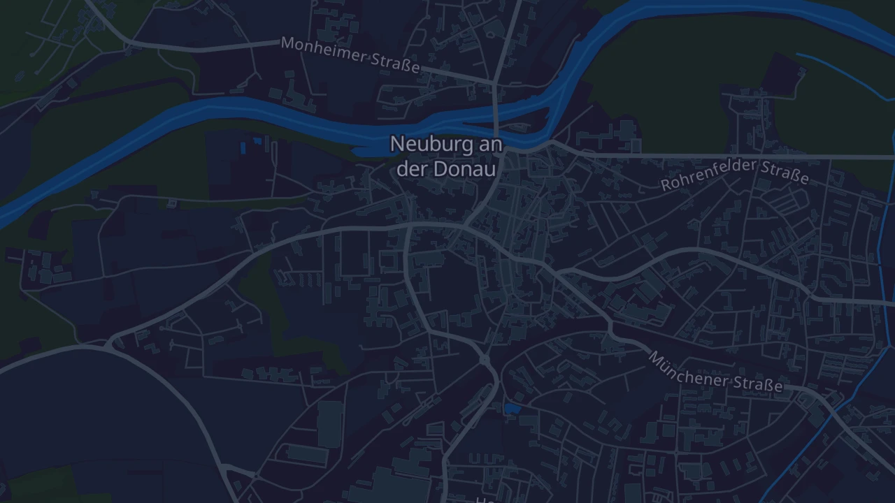 Karte von Neuburg an der Donau