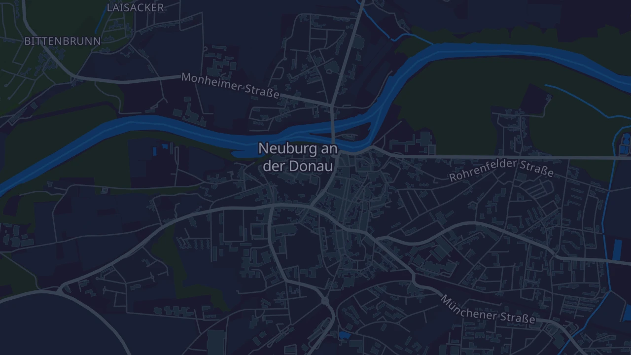 Karte von Neuburg an der Donau