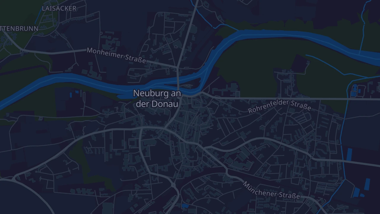 Karte von Neuburg an der Donau