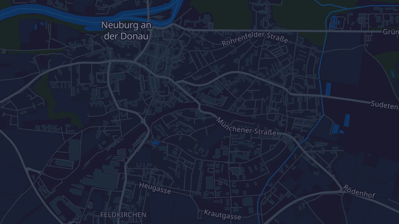 Karte von Neuburg an der Donau