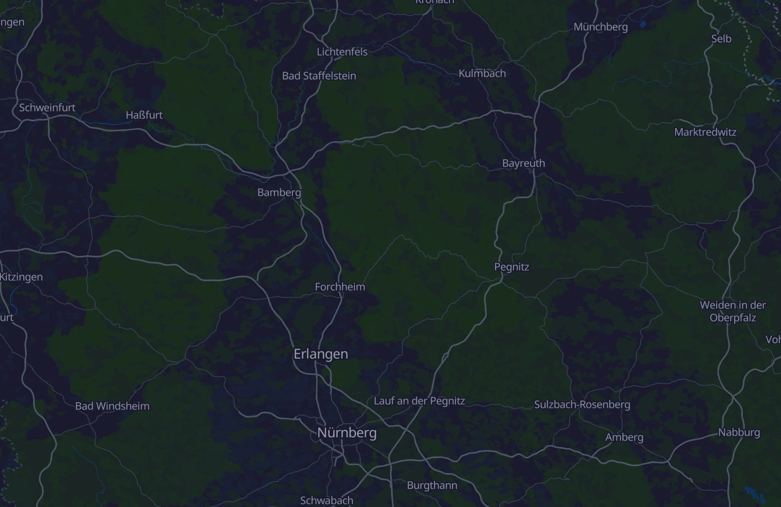 Karte: Umkreis von 28 km