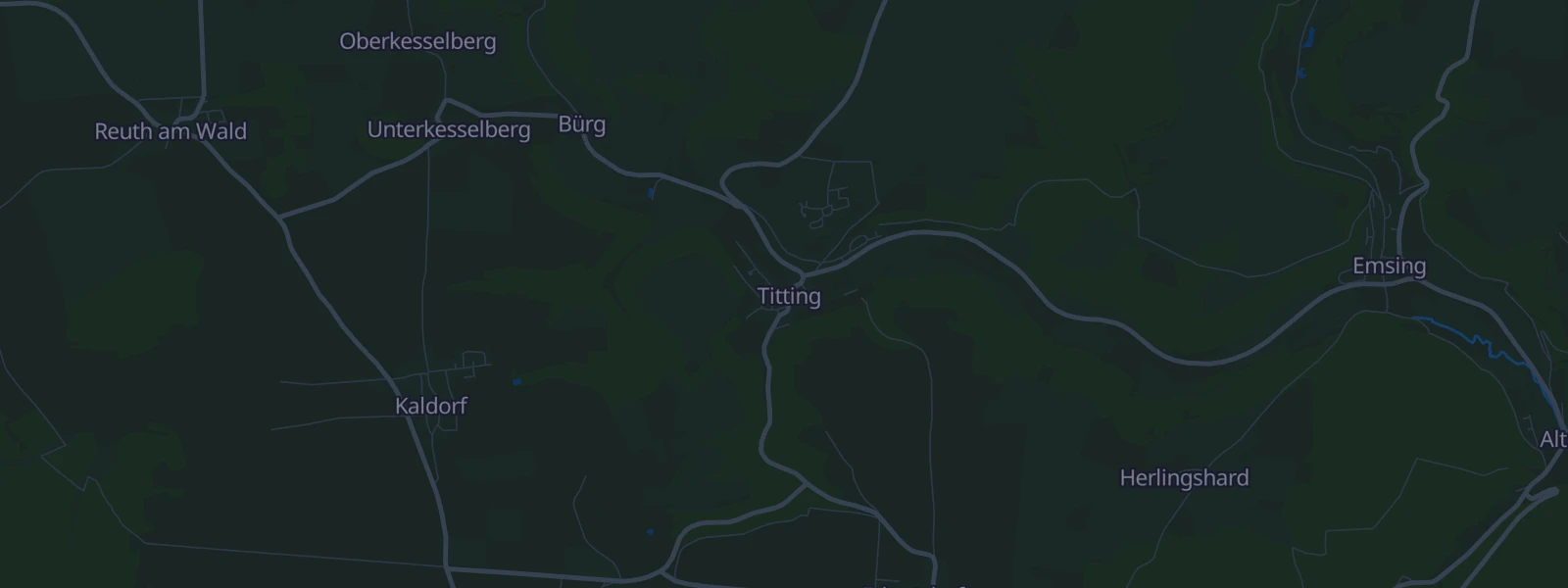Karte von Titting