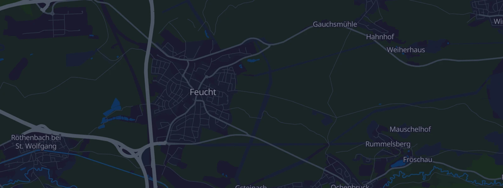 Karte von Feucht