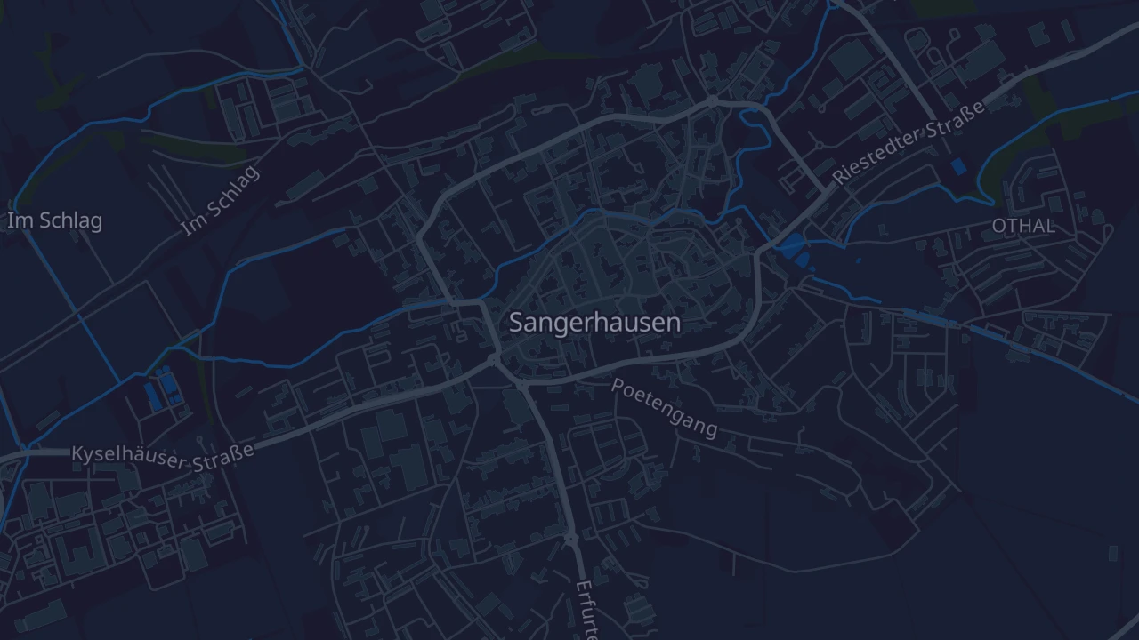 Karte von Sangerhausen