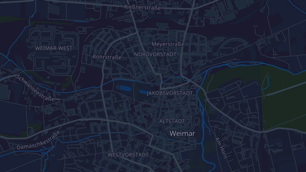 Karte von Weimar