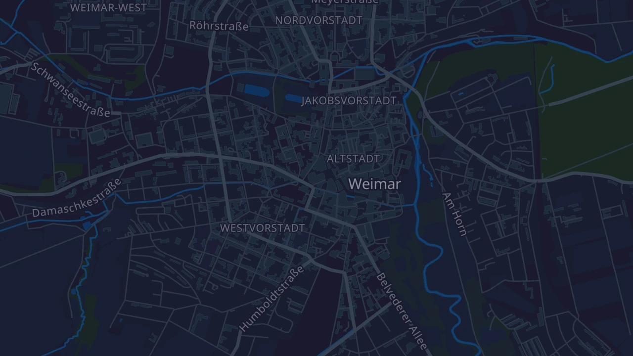 Karte von Weimar