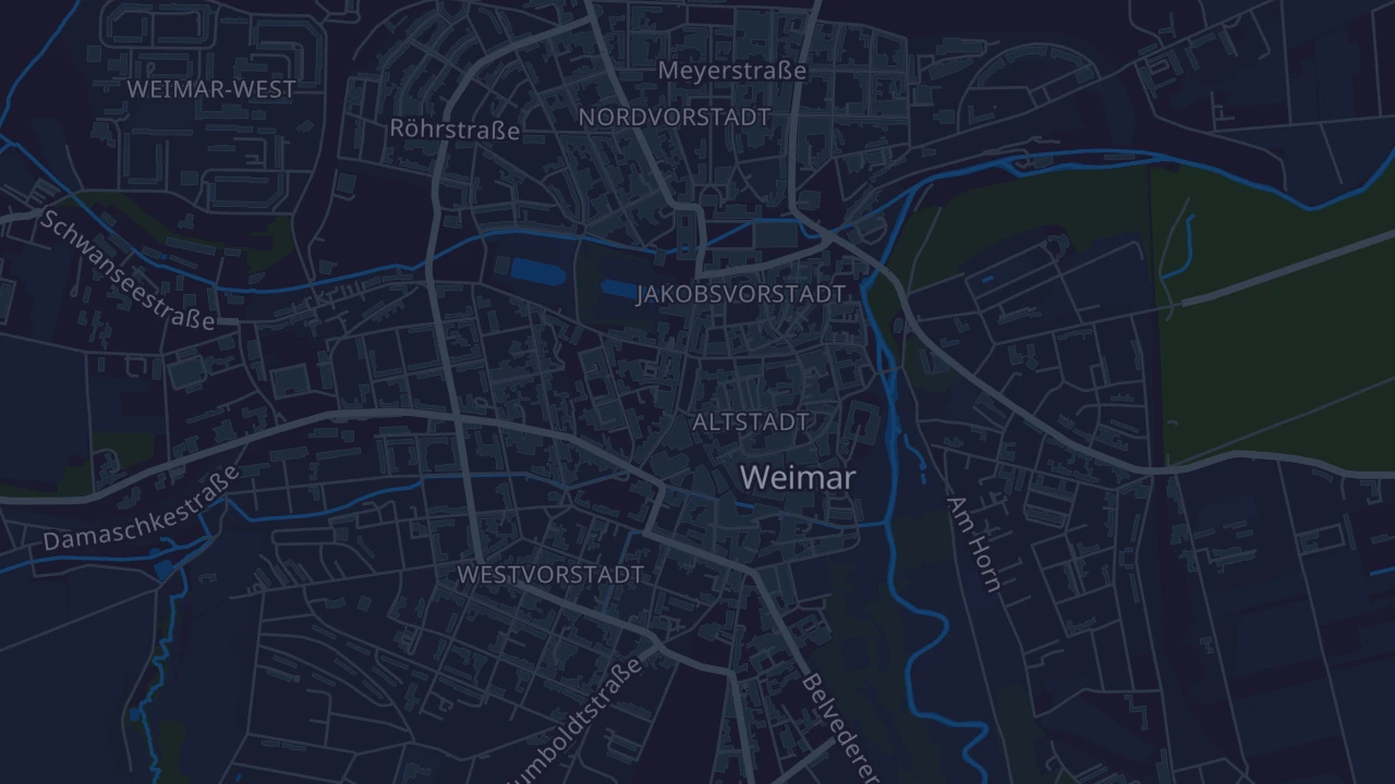 Karte von Weimar