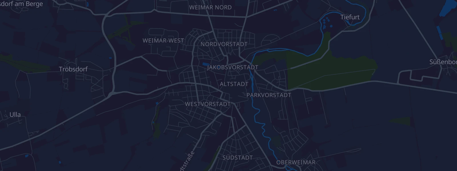 Karte von Weimar
