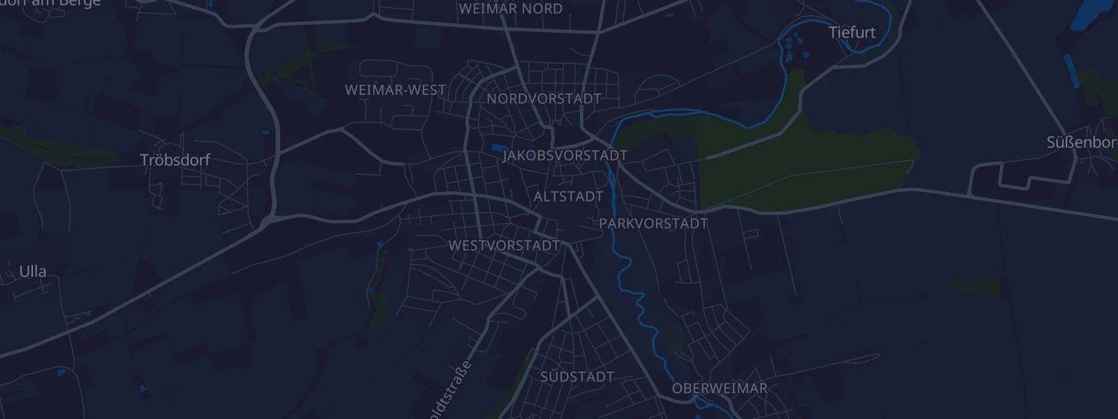 Karte von Weimar