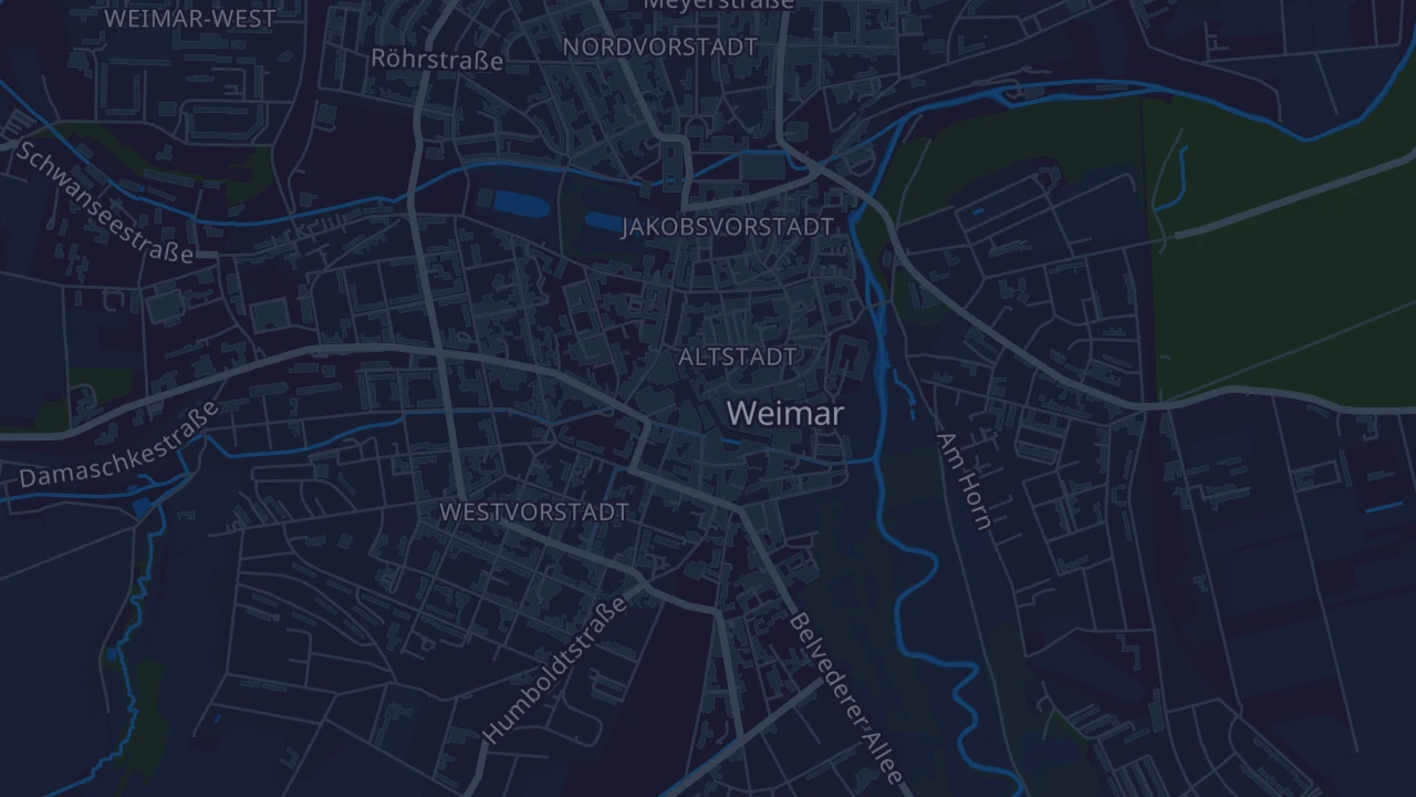 Karte von Weimar