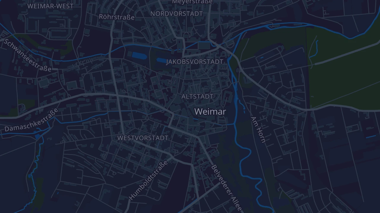 Karte von Weimar