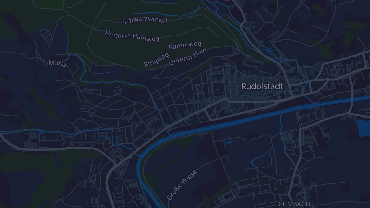 Karte von Rudolstadt