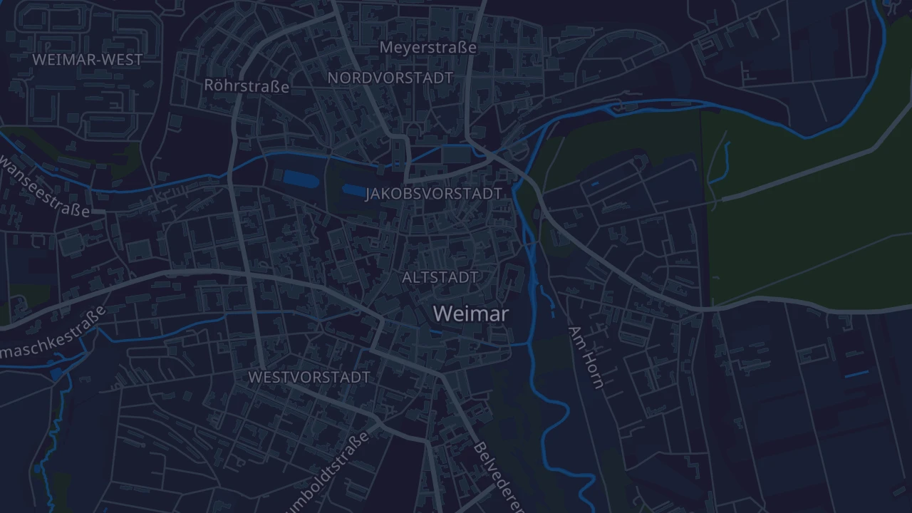 Karte von Weimar