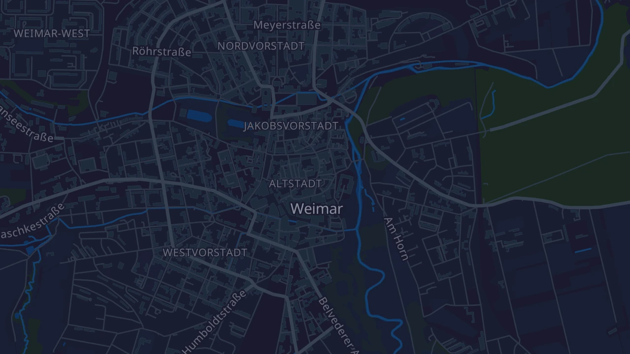 Karte von Weimar
