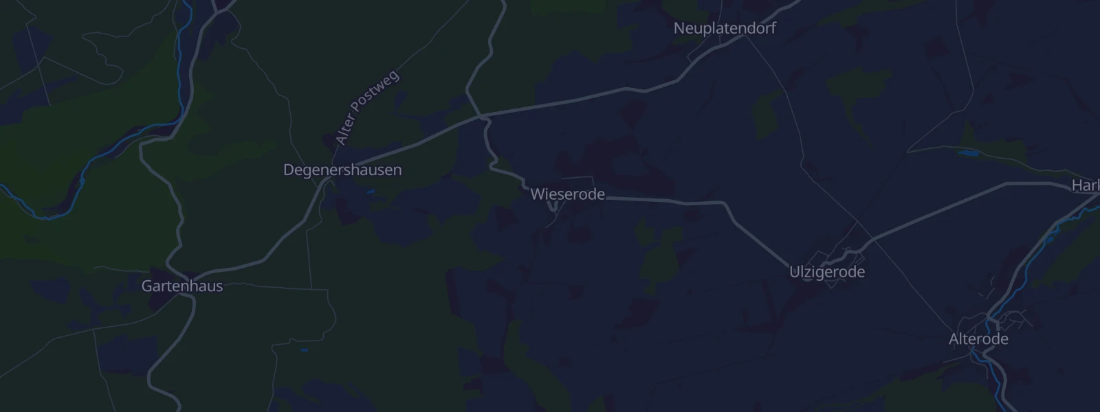 Karte von Falkenstein/Harz OT Wieserode