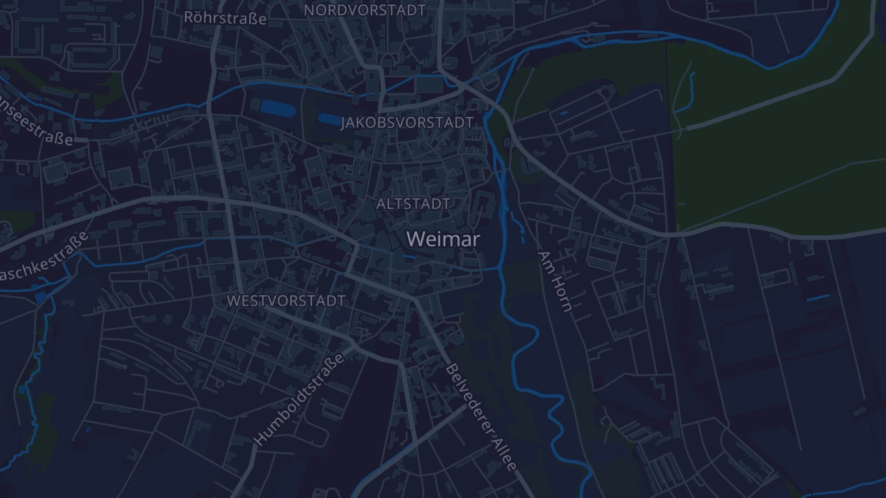 Karte von Weimar