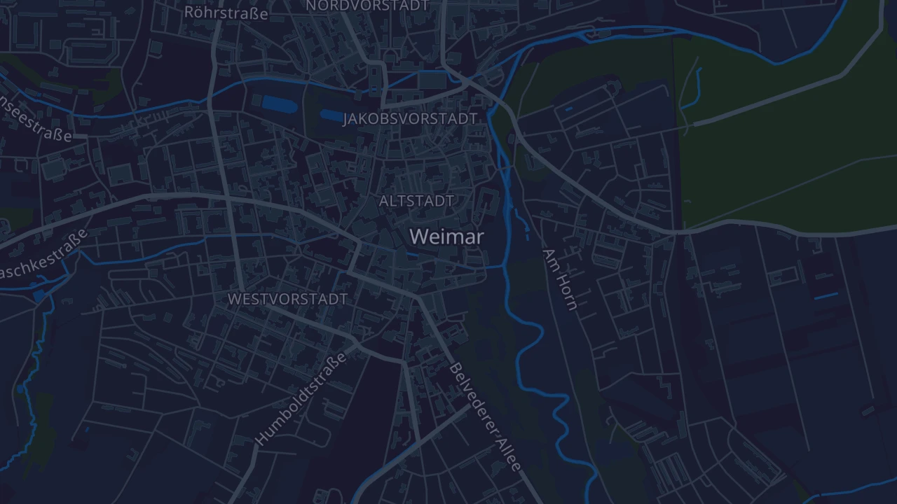 Karte von Weimar