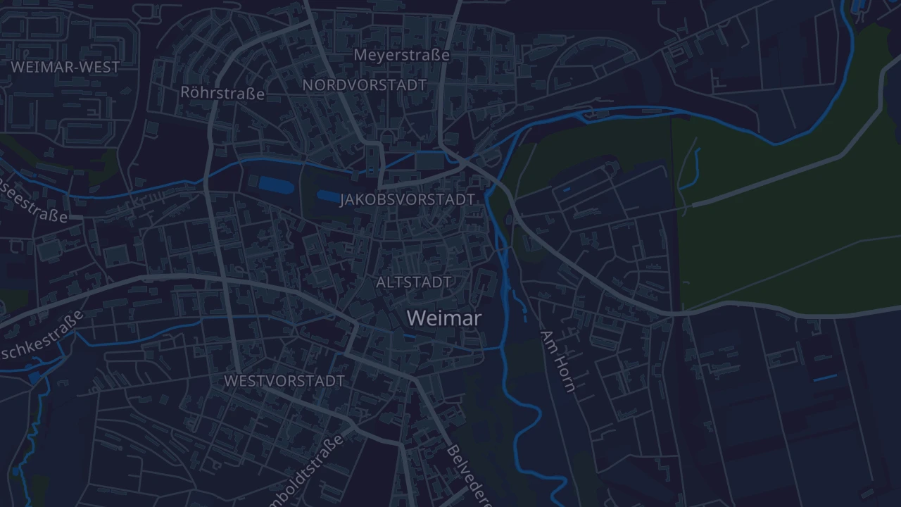 Karte von Weimar