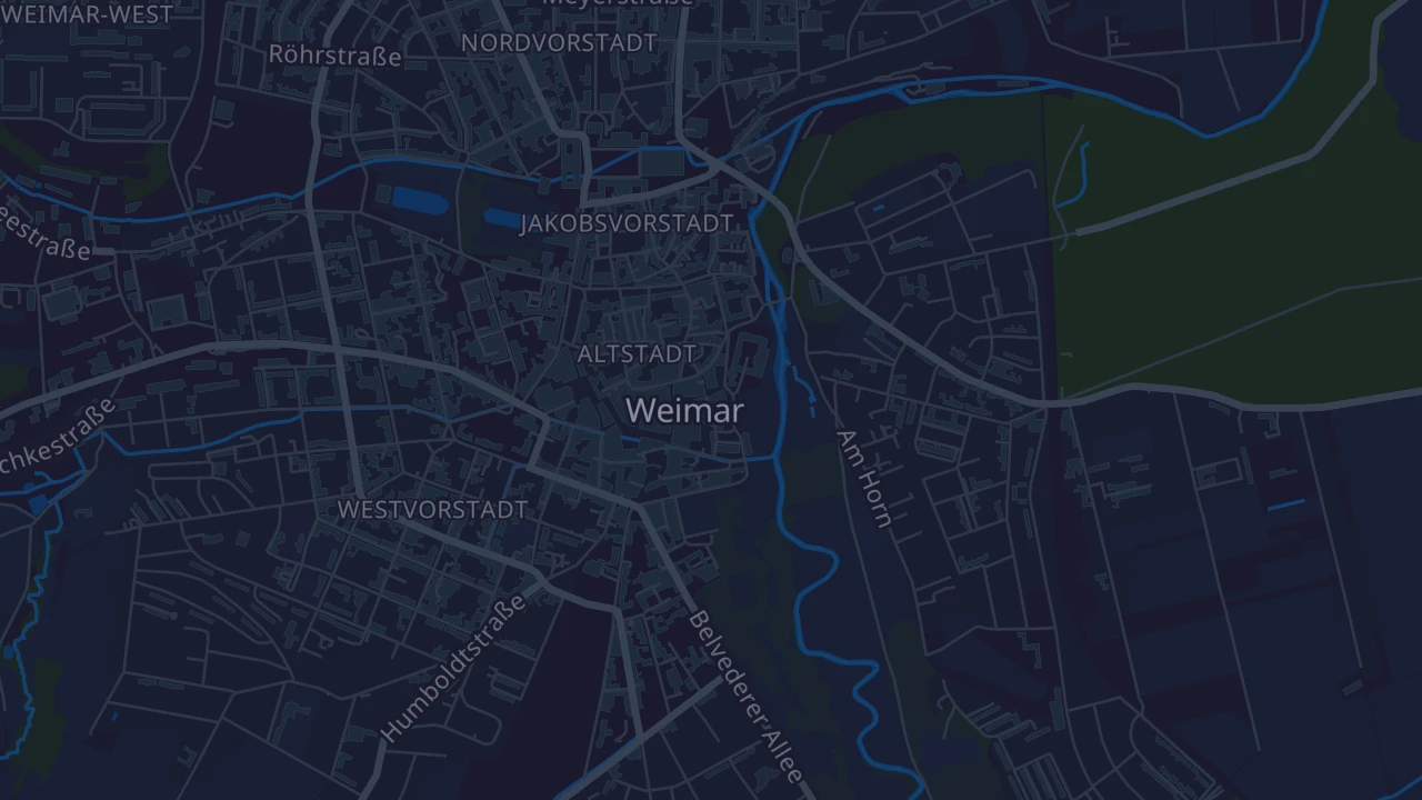 Karte von Weimar