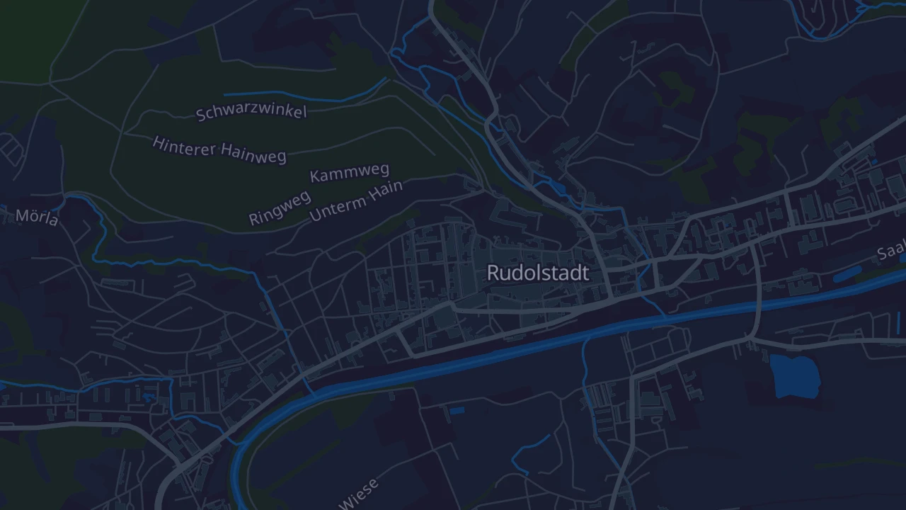 Karte von Rudolstadt