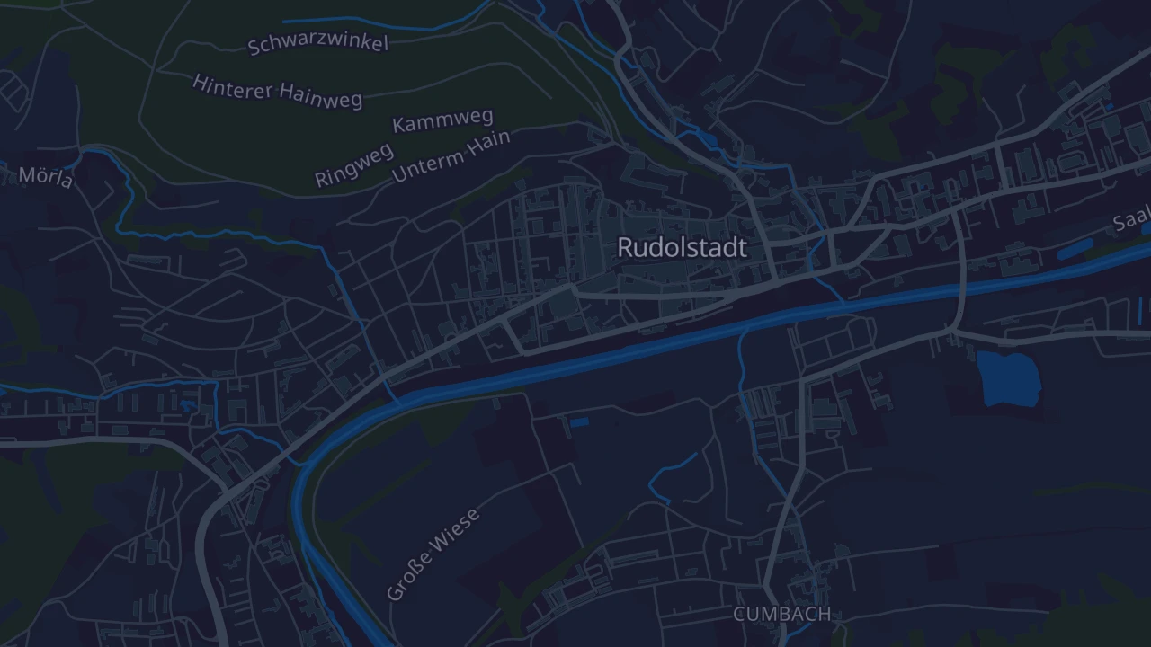Karte von Rudolstadt