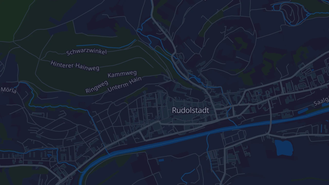 Karte von Rudolstadt