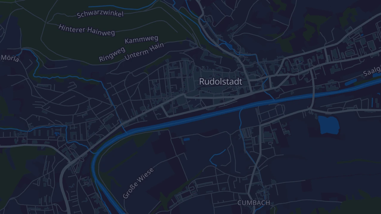 Karte von Rudolstadt