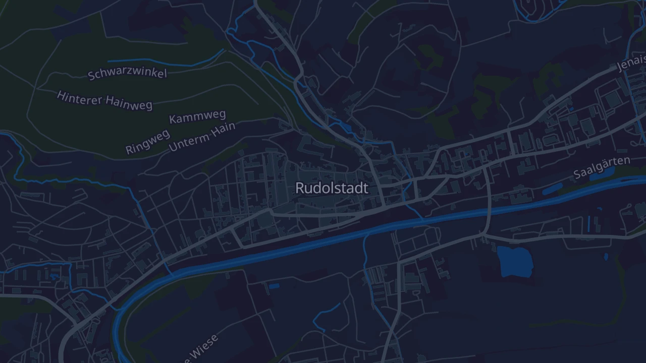 Karte von Rudolstadt