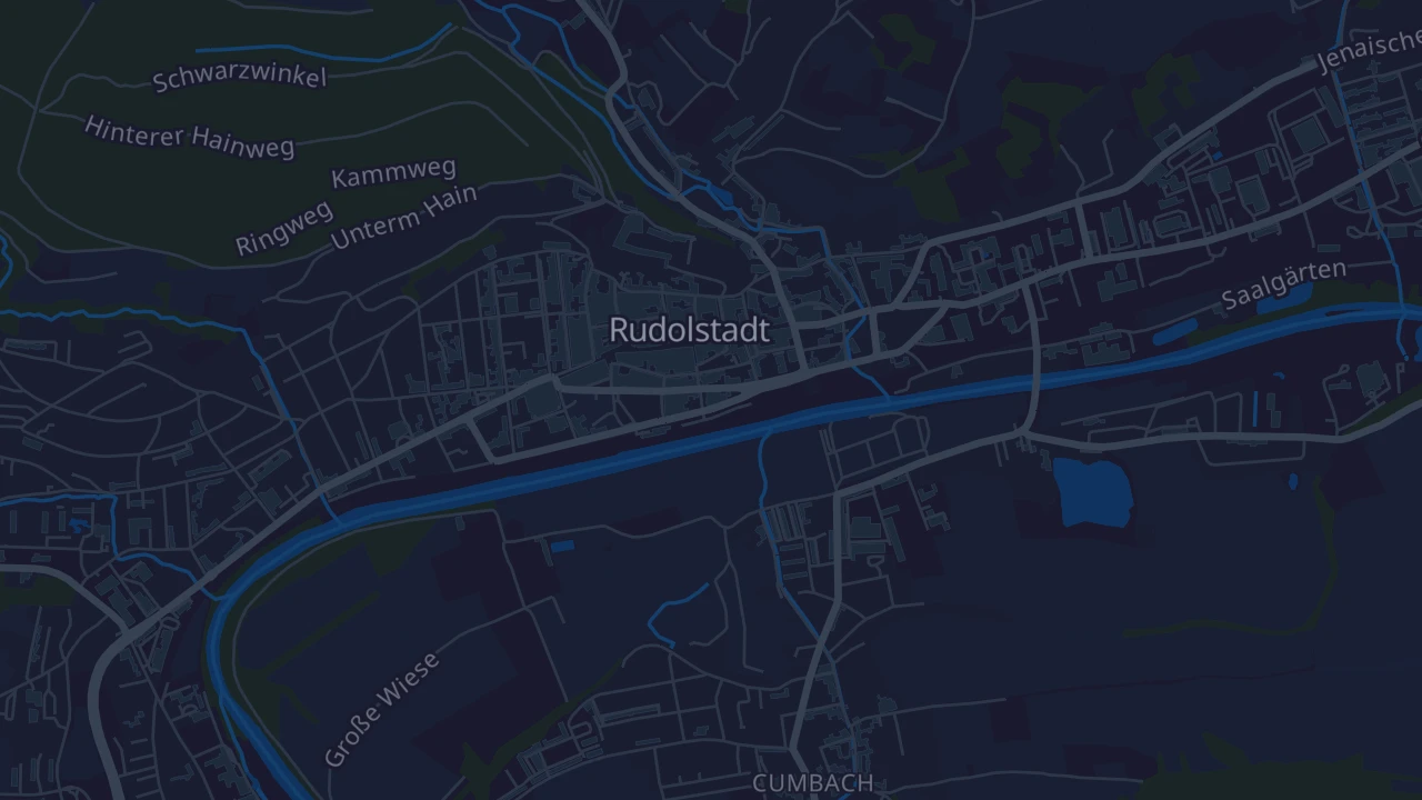 Karte von Rudolstadt