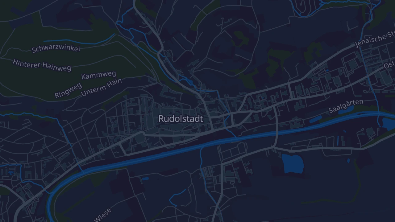 Karte von Rudolstadt