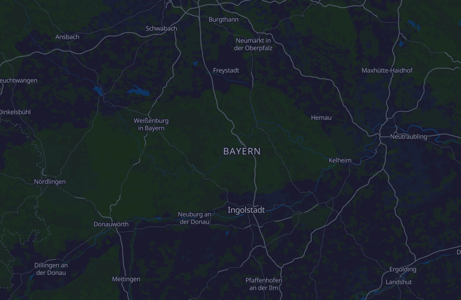 Karte: Umkreis von 30 km