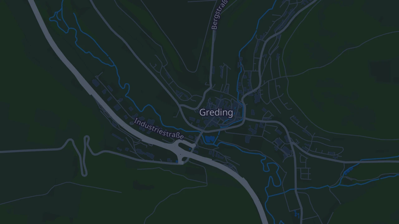 Karte von Greding