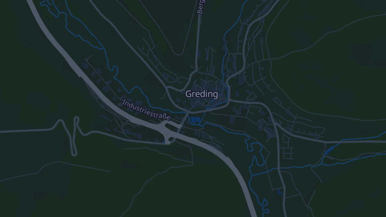 Karte von Greding