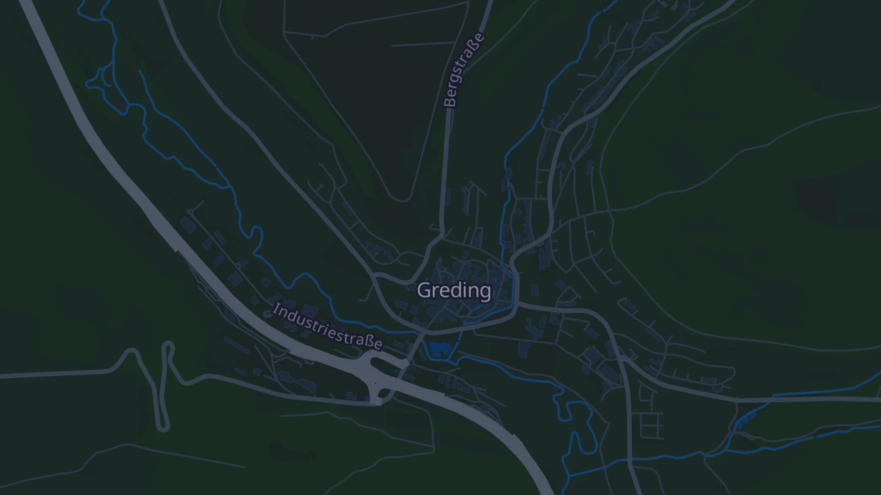 Karte von Greding