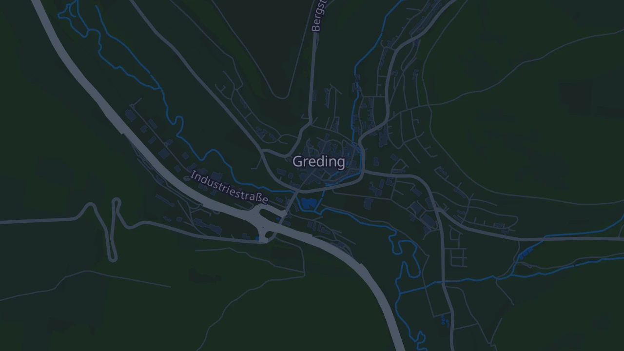 Karte von Greding
