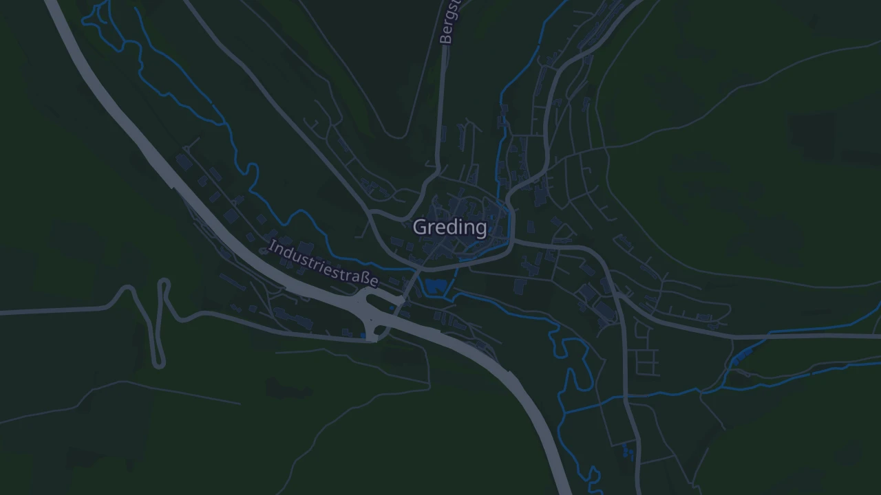 Karte von Greding