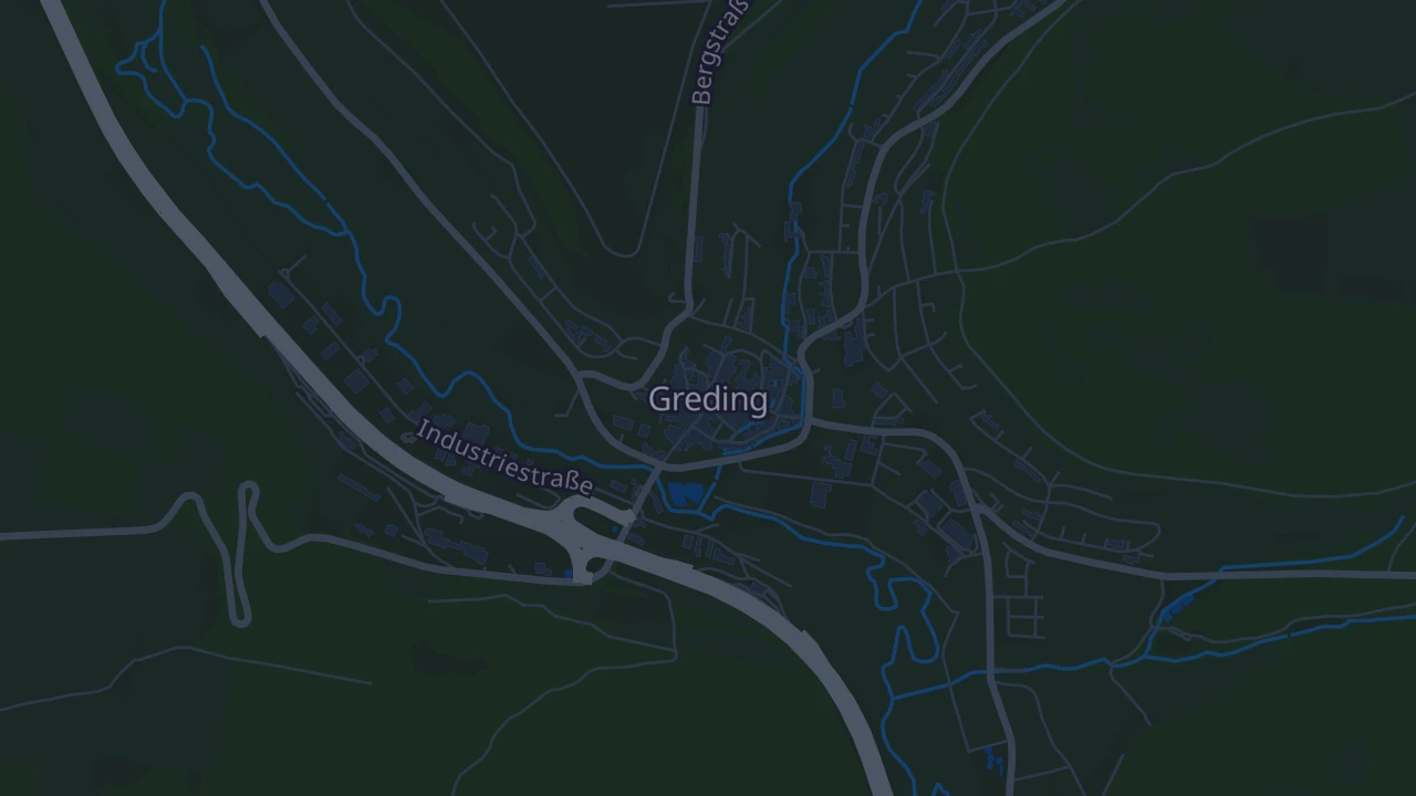 Karte von Greding
