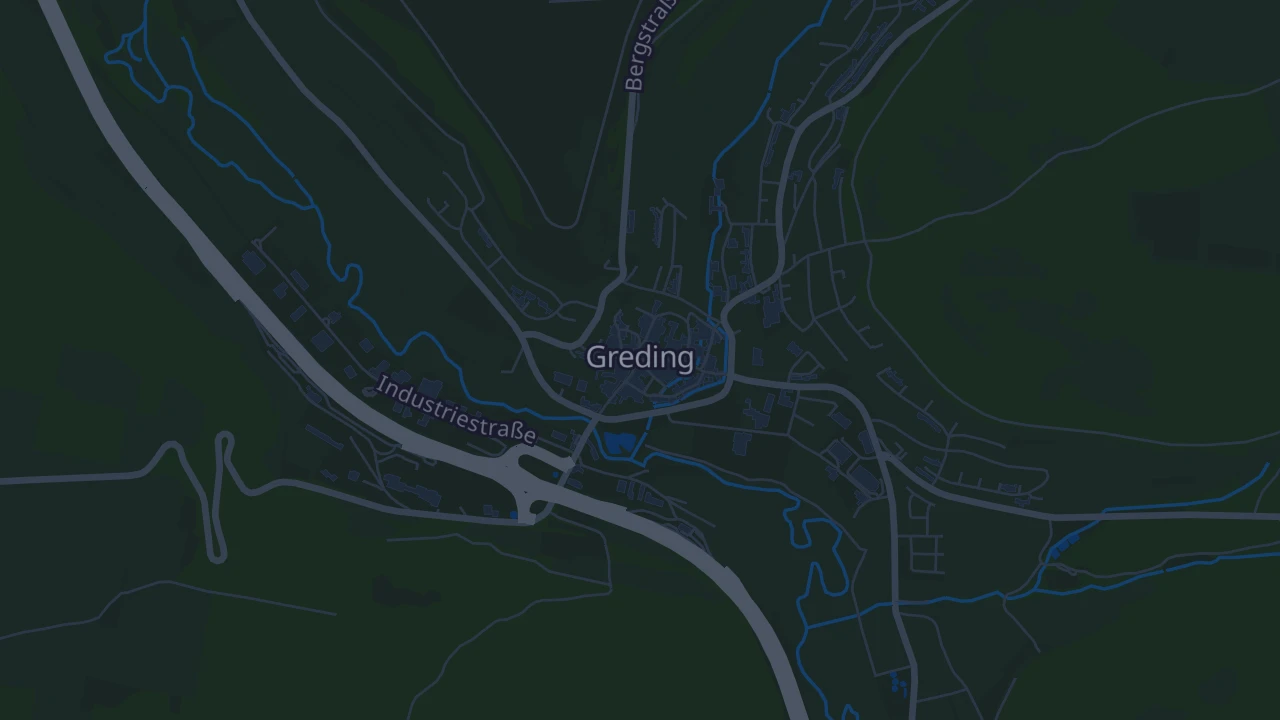 Karte von Greding