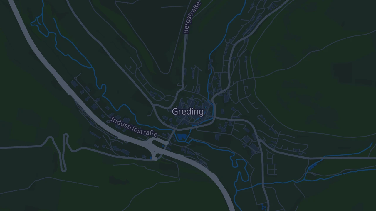 Karte von Greding